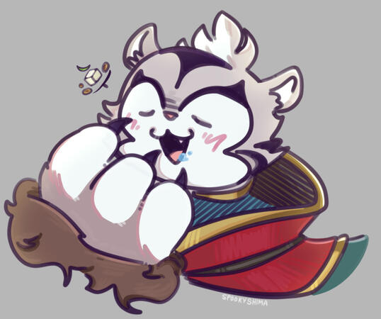 white tiger dubu!! whats he thinkin about?